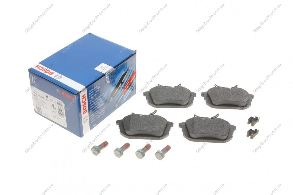 Колодки тормозные дисковые MITSUBISHI/VOLVO Lancer/S40/V40 R'1.6-2.090-04 BOSCH 0986424427 (фото 1)