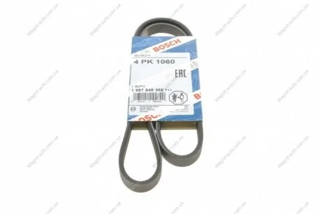 Ремінь П-клиновий 4PK1060 BOSCH 1987948365