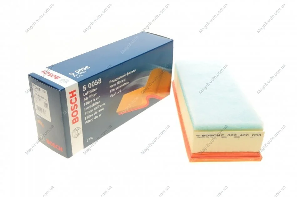 Фильтр воздушный, 2.0 D 07-16 BOSCH F026400058 (фото 1)