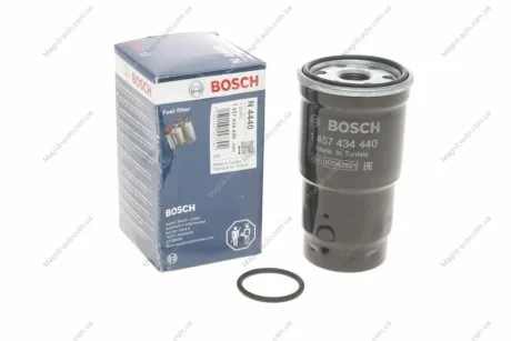 Фильтр топливный дизельный H=122mm MAZDA 323/6/626 2,0 98-; TOYOTA Corolla, Avensis, Carina 2,0 96- BOSCH 1457434440