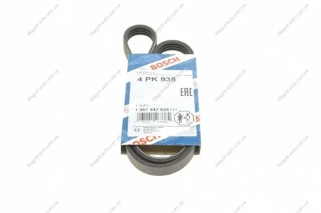 Ремінь П-клиновий 4PK935 BOSCH 1987947826