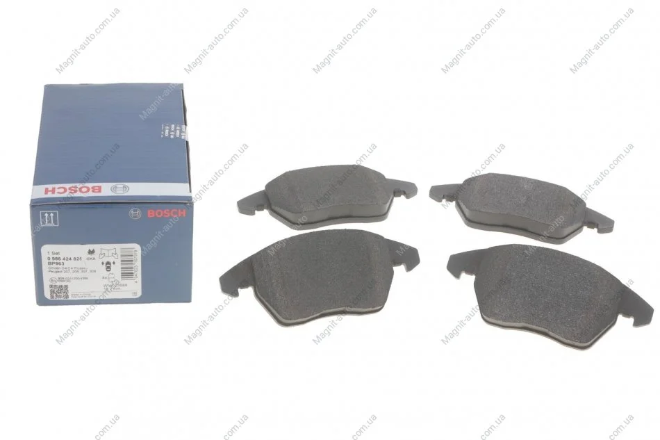 Колодки тормозные дисковые CITROEN C4/PEUGEOT 307 308 -07 BOSCH 0986424825 (фото 1)