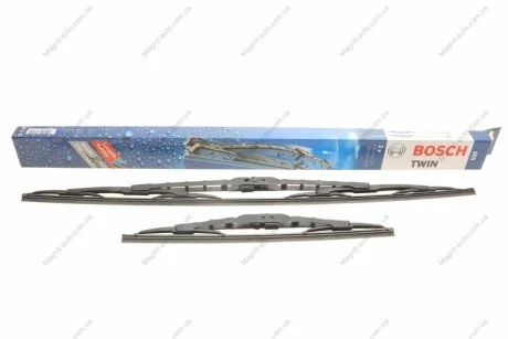 Комплект каркасних щіток склоочисника. Bosch Twin 600/340 BOSCH 3397010270