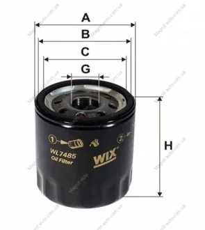 Масляний фільтр WIX FILTERS WL7485