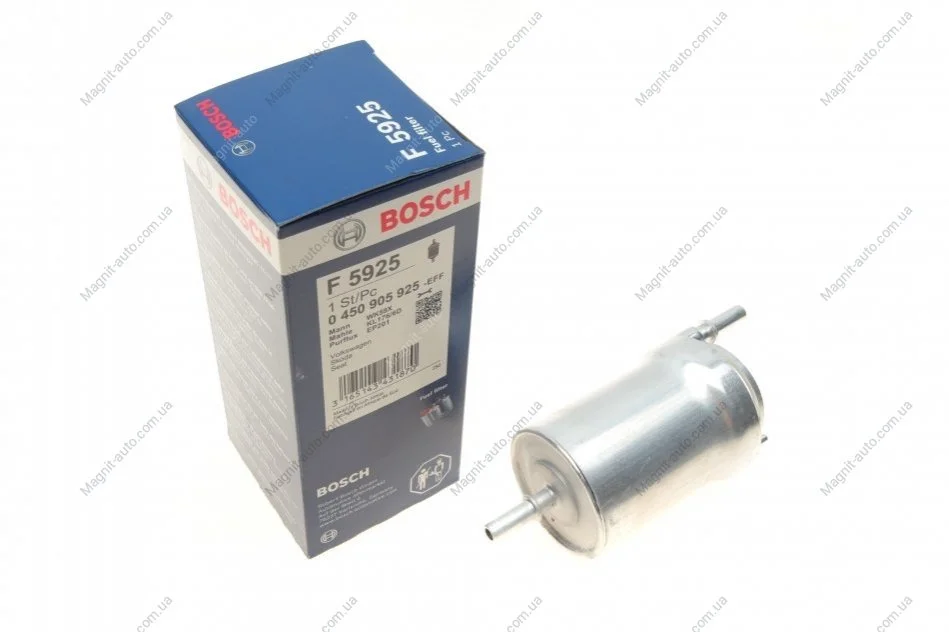 Фильтр топливный 5925 AUDI/SEAT/SKODA/VW A2,Cordoba,Ibiza,Leon,Fabia,Octavia,Golf,Jetta,Polo 99- BOSCH 0450905925 (фото 1)
