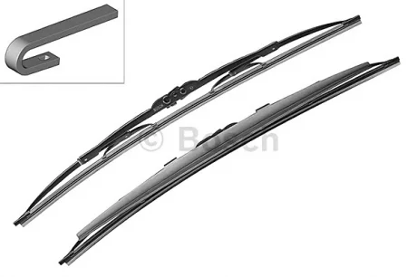 Щетки стеклоочистителя 813S (650х475мм) CITROEN C5 01-; NISSAN Primera 01- BOSCH 3397001813
