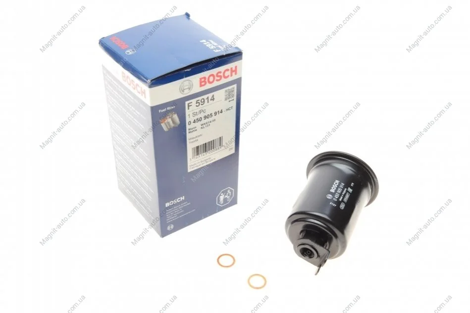 Фильтр топливный H=114mm MITSUBISHI Pajero 2,4-3,5и; SpaceWagon 1,8-2,4i BOSCH 0450905914 (фото 1)
