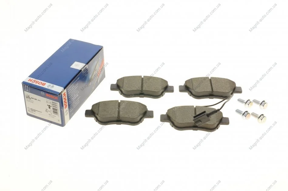 Комплект гальмівних колодок. BOSCH 0986424597 (фото 1)