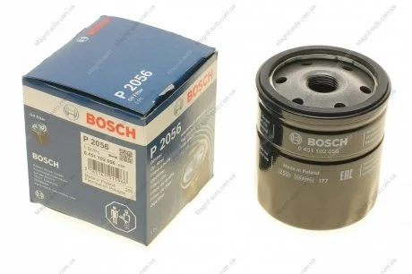 Фільтр оливний 2056 OPEL Ascona,Kadett,Manta,Record,Senator -91 BOSCH 0451102056