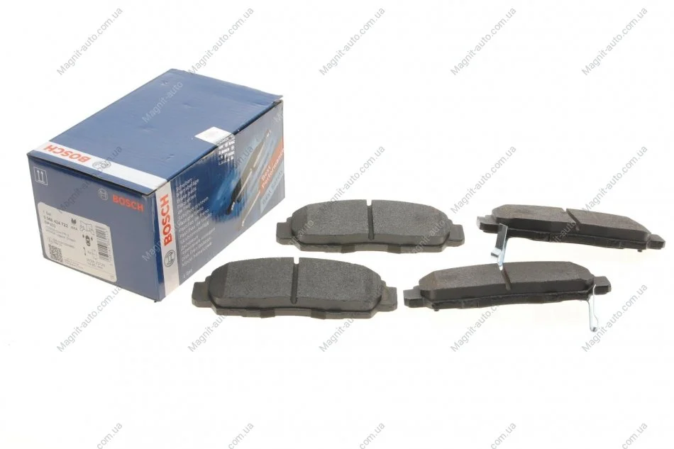 Колодки тормозные дисковые HONDA Stream 1.7i,2.0i,Legend 3,5i,FR-V 1.7i,2.0i,1.8 -06 BOSCH 0986424722 (фото 1)