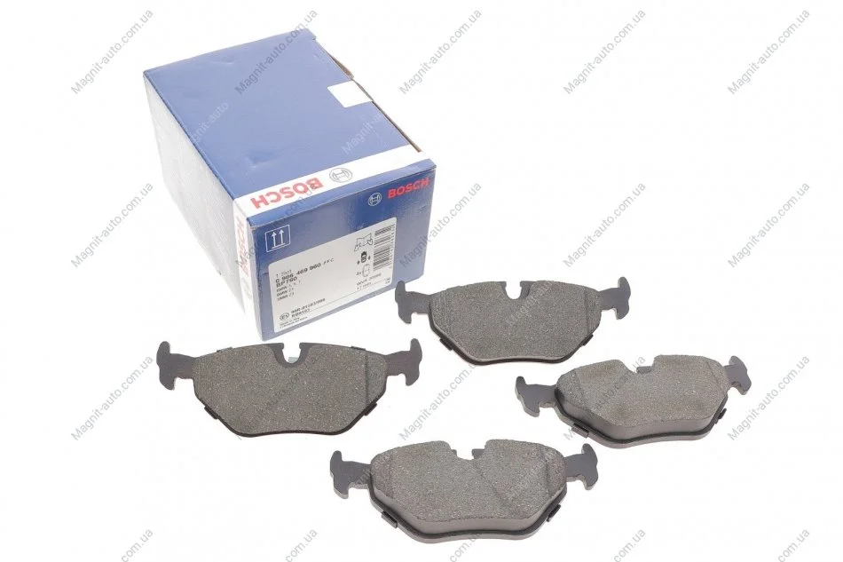 Колодки тормозные дисковые BMW 3 5 Z3 -00 BOSCH 0986469960 (фото 1)