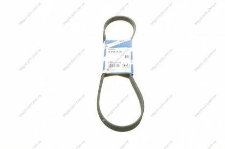 Ремень поликлиновой 5PK975 ALFA; FIAT; HONDA; MAZDA; OPEL; TOYOTA BOSCH 1987947813