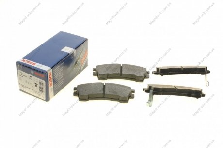 Тормозные колодки дисковые передние MAZDA 626, 323, Xedos-6 91-94 BOSCH 0986460975 (фото 1)