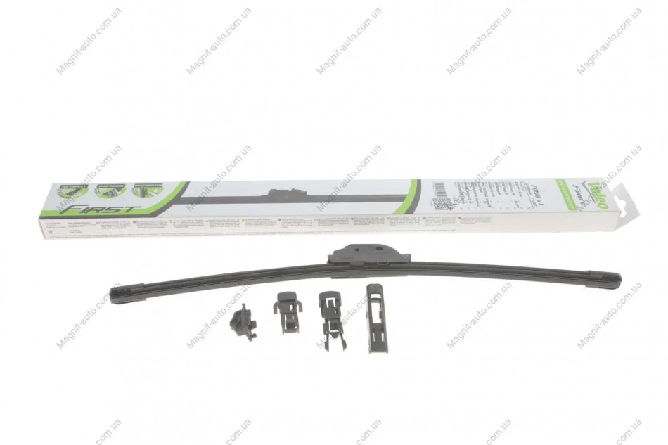 Щетка бескаркасная 500мм крепление сменное (First) Valeo 575005 (фото 1)
