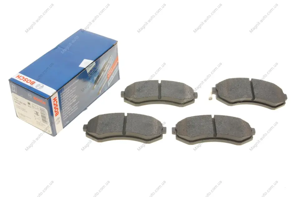 Колодки тормозные дисковые NISSAN Almera 1.4i,1.6i,2.0 -00 BOSCH 0986424489 (фото 1)