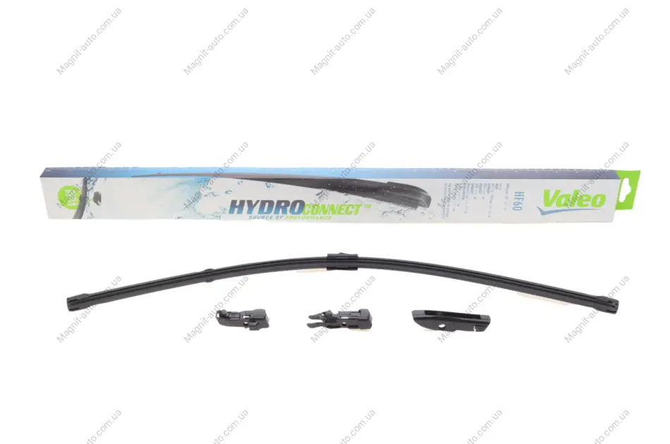 Щітка склоочисника безкаркасна HydroConnect Front 600 мм (24") Valeo 578511 (фото 1)