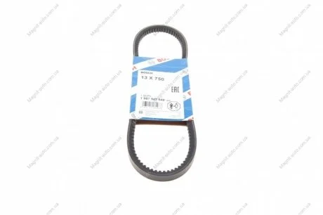 Ремень клиновой 13X750 FIAT; HYUNDAI; IVECO; LANCIA; MITSUBISHI BOSCH 1987947648