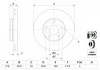Тормозной диск передний Ford Focus, Focus C-Max 03- 1,6-1,8 03- BOSCH 0986479173 (фото 5)