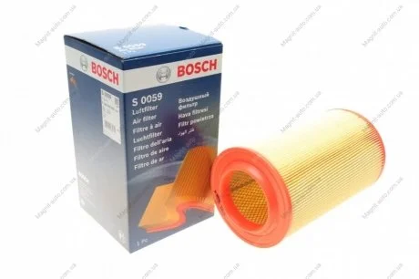 Фильтр возд. FIAT Boxer 2.2, PEGEOUT, CITROEN Jumper 2.2 2006- BOSCH F026400059