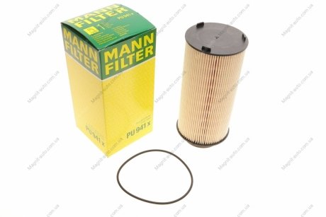 Фильтрующий элемент топливного фильтра SCANIA 4, P, R, T - series MANN PU 941 X (фото 1)