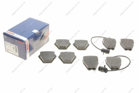Колодки гальмові дискові AUDI A8,S8 -02 - зняті з виробництва. BOSCH 0986424689