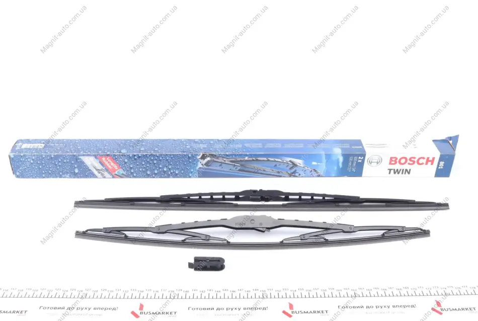 Комплект каркасних щіток склоочисника. Bosch Twin 600/530 BOSCH 3397001801 (фото 1)