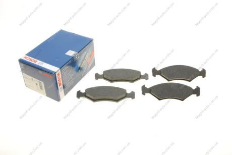 Колодки тормозные, передние BOSCH 0986466402