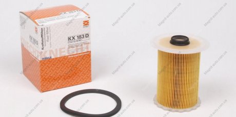 Фильтрующий элемент топливного фильтра Nissan, Renault, Opel MAHLE / KNECHT KX 183D (фото 1)