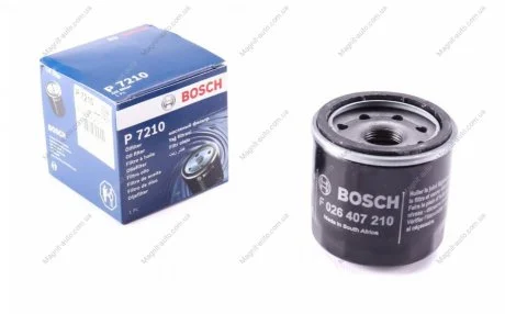 Фильтр масляный H=66mm МАZDA; SUBARU; NISSAN X-Trail; KIA BOSCH F026407210