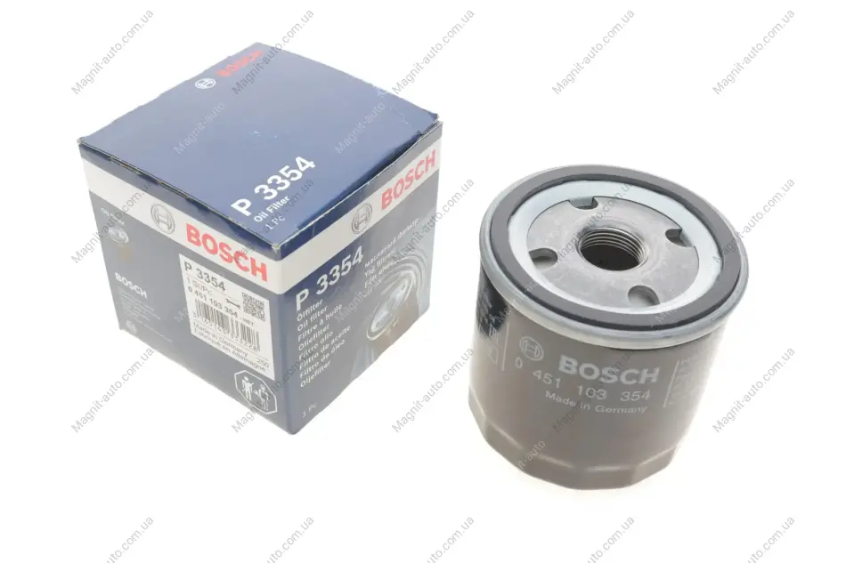 Фільтр масляний 3354 ALFA ROMEO/FIAT BOSCH 0451103354 (фото 1)
