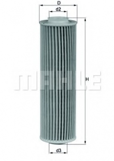 Фильтрующий элемент масляного фильтра MB - SPRINTER MAHLE / KNECHT OX 183/5D1 ECO (фото 1)