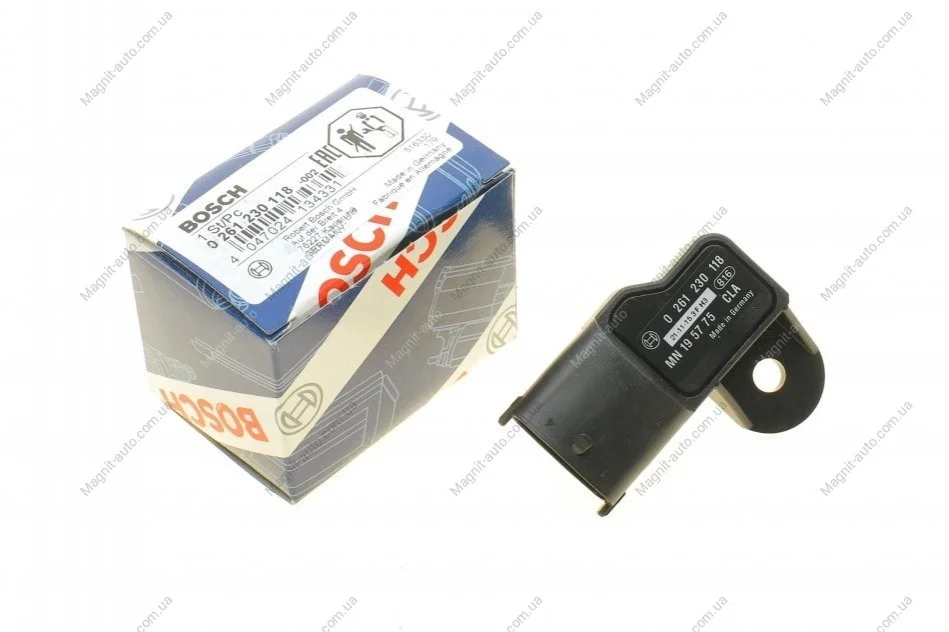 Датчик давления MITSUBISHI/SMART Colt/Lancer/Forfour ''1,1-1,5''02>> BOSCH 0261230118 (фото 1)