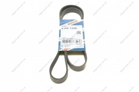 Ремінь П-клиновий 6PK1325 BOSCH 1987946078