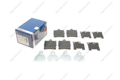 Колодки гальмівні дискові MB/SKODA C/CLC/CLK/E/SLK(R171)/Fabia \'\'R BOSCH 0986494022