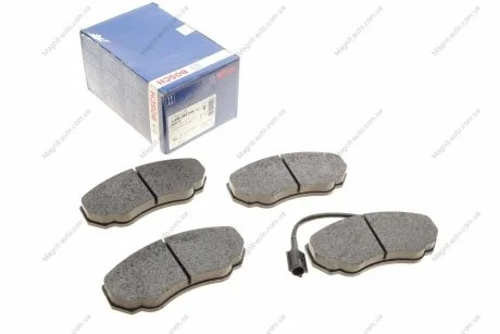 Тормозные колодки CITROEN JUMPER 1000/1400kg (компл) BOSCH 0986494048