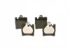Тормозные колодки дисковые задние DB C203 E210 2000- BOSCH 0986495081 (фото 1)