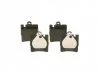 Тормозные колодки дисковые задние DB C203 E210 2000- BOSCH 0986495081 (фото 2)