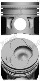Поршень (4) VW 80.0 1.9PDI ASZ/ARL 01- (CYL 3-4) NURAL 87-114907-35