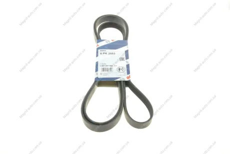 Ремінь поліклиновий 6PK2553 BOSCH 1987947992