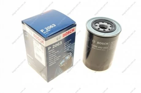 Фільтр оливний, MITSUBISHI Pajero, County, 3.2Di, 94- BOSCH 0986452063