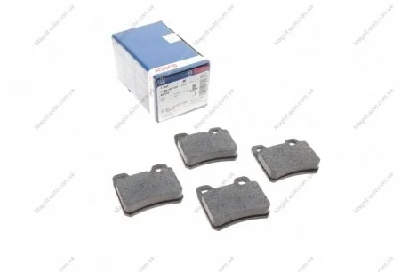 Комплект гальмівних колодок задн, OPEL ASTRA F, ASTRA F CLASSIC, CALIBRA A, KADETT E, VECTRA A SAAB 900 II 1.4-2.5 09.84-01.05 BOSCH 0986460955