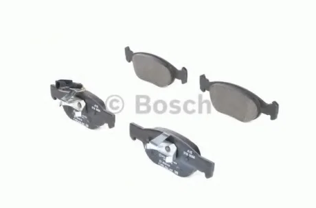 Комплект гальмівних колодок передн, FIAT BRAVA, BRAVO I, MAREA, PUNTO LANCIA DELTA II 1.2-1.9D 06.93-03.12 BOSCH 0986424246