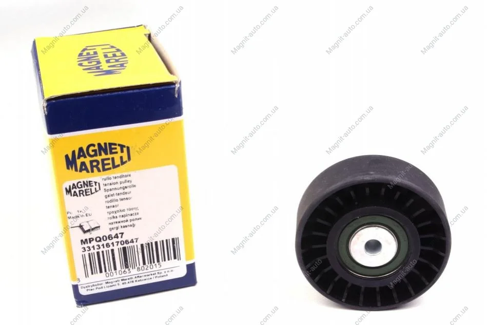 Натяжной ролик для поликлинового ремня. MAGNETI MARELLI 331316170647 (фото 1)