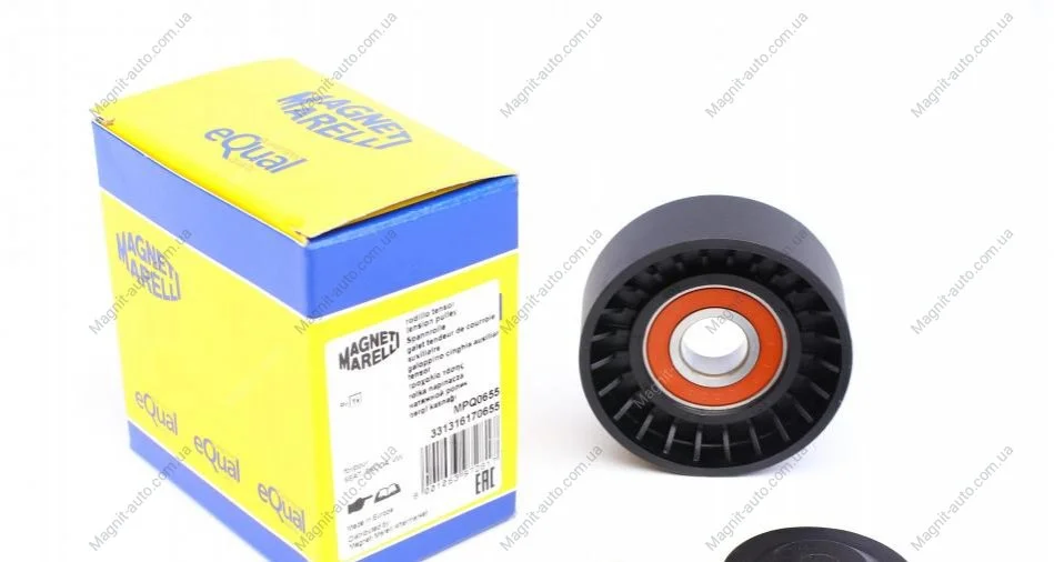 Ролик натяжний ременя поліклинового MAGNETI MARELLI 331316170655 (фото 1)