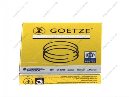 Кольца поршневые (требуется комплектов - 4) GOETZE 08-107400-00