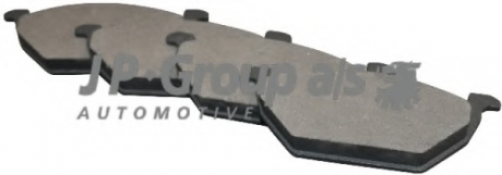 Комплект тормозных колодок, дисковый тормоз JP GROUP 1163600910 (фото 1)