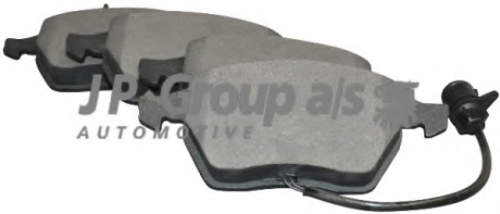Комплект тормозных колодок, дисковый тормоз JP GROUP 1163605110 (фото 1)