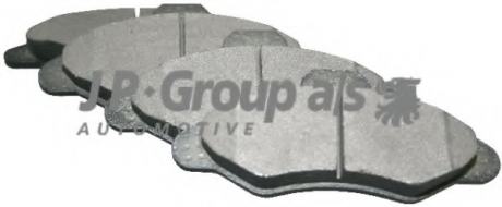 Комплект тормозных колодок, дисковый тормоз JP GROUP 1563601010 (фото 1)
