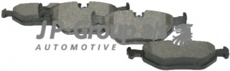 Комплект тормозных колодок, дисковый тормоз JP GROUP 1463700310 (фото 1)