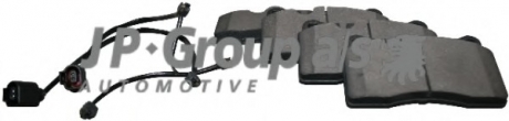 Комплект тормозных колодок, дисковый тормоз JP GROUP 1163606810 (фото 1)